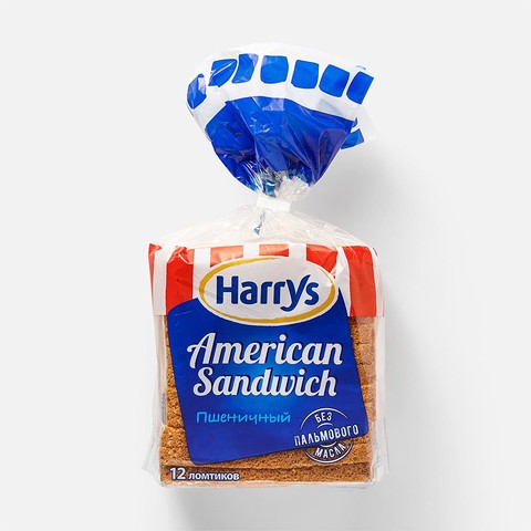 Хлеб пшеничный Harry’s American Sandwich для сэндвичей, нарезка - Фотография 0