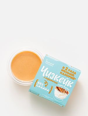 Суфле 0 калорий Чизкейк без сахара, с карамелью