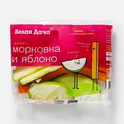 Микс Белая дача, морковные палочки и яблочные дольки
