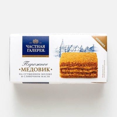 Медовик Частная галерея, на сгущённом молоке и сливочном масле