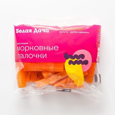 Морковь Белая дача, хрустящие палочки